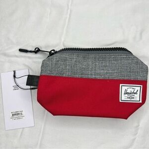 Herschel  Supply Company Settlement Case Red Raven Crosshatch Black Bag